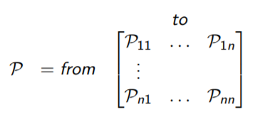 Transition Matrix